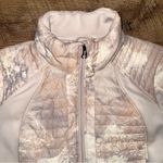 Calia by Carrie Underwood Moto Hybrid Faltering Puffer Jacket Cameo Blush Pink Size XS Photo 1