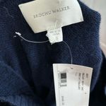 Brochu Walker  Bailey Knit Lace Trim Wool Cashmere Dress Navy Blue NWT small Photo 5