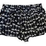 Joe B by Joe Benbasset Black White Palm Tree Rayon Shorts Size Large Photo 0