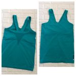 Reebok ‎ PlayDry DST seamless teal vented athletic tank top women’s size M Photo 2