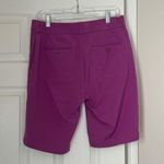 Peter Millar Women's  Element Wicking Golf Shorts Active Purple Size 8 Excellent Photo 1