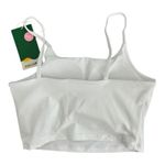 Halara  White Tank Top Athletic Cropped Camisole XS Cute flirty tennis top sports Photo 1