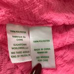 Lilly Pulitzer  bright pink textured tank top size L Photo 6