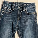 Miss Me  Blue boyfriend, thick stitch Capri Jeans size 26 Photo 2