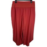 Halara  Breezeful Flowy Pant in Vibrant Rust Orange Color Size XL Photo 3