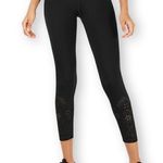 Ideology  Perforated Laser Cut Athletic Leggings With Pockets XS Photo 0
