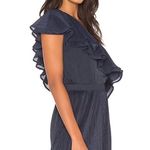 Capulet NEW Revolve Vanessa Navy Ruffle One Shoulder Top, Small, MSRP $158 Photo 2