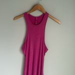 SKIMS  Fuchsia Foil Racerback Soft Lounge Tank maxi Dress XL Photo 4