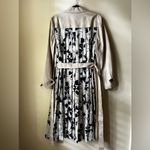 Jason Wu NEW | Floral Print Chiffonpaneled Cotton Gabardine Trench Coat Photo 13