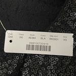 J. CREW Sequin 3/4 Sleeve Boat Neck Blouse Size XS Black NWT Holiday Party Photo 6