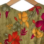 R & K Vintage Originals Women’s 14 Green Floral Print Maxi Boho Cottage Dress Photo 9
