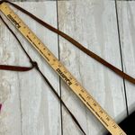 Esprit Black Brown Leather Crossbody Bag 80s Icon Preppy GenX Vintage Cool Photo 14