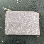 Michael kors textured leather chain wallet wristlet card case lavender lilac Purple Photo 1