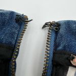 Free People Modern Femme Colorblock Mini Denim Skirt Photo 6