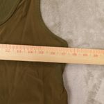 Athleta Brown Mixed Media Cinched Waist Tank Shirt size Medium style 659329 Photo 3