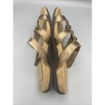 Minnetonka Sandals Brown Leather Strap Slip On Slide Womens Size 9 Photo 3