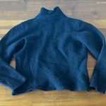 Henri Bendel  Black Cowl Turtleneck Sweater Photo 4