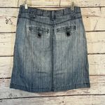 Talbots  Denim Skirt Lightweight Knee Length-6 Photo 1