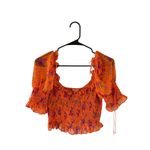 For Love & Lemons  Peony Smocked Blouse Photo 7