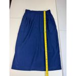 Claudia Hoan Navy blue formal vintage skirt, made in the USA Size 10 Photo 3