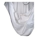 Shade & Shore  White Plunging Neckline One Piece Swimsuit, Small Photo 5