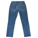 7 For All Mankind  Skinny Jeans Women's Size 27 Stretch Button Fly‎ Photo 1