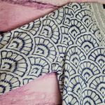 Roberta Roller Rabbit  FOR PIPERLIME COTTON METALLIC NECK NAVY GEO PRINT TUNIC S Photo 4