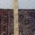 Onyx Nite  Open Front Cardigan/Shell, Size L, Sparkly Red Gold metallic Photo 9