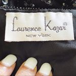 Laurence Kazar | Vintage Black Silk Beaded and Sequin Cardigan Sz L Photo 7