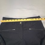 Moonstone Pants Womens Small Black Stretch Straight Leg Zip Ankles Performance Photo 6