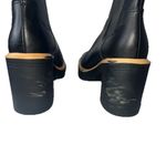Dolce Vita Chelsea Chunky Black Leather Ankle Boots Size 9 Photo 4