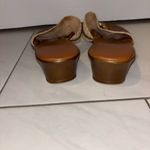 Toscanella Italian Wedge Sandal Tan Size 9 Photo 5