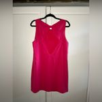 Alice + Olivia Trina Bow Back Silk Shift Dress Photo 7