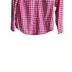 J.Crew Women Top XS Pink Buffalo Check Long Sleeve Button Up Preppy Cowgirl Photo 4