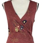 Toad & Co Medium Rosemarie Dress Floral Stretch Sleeveless V Photo 1