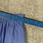Pact  Skirt Womens Medium Coastal Gauze Faux Wrap Pockets Summer Periwinkle Photo 4