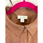 J.Jill Women's  Corduroy Shirt Size M Brown Photo 2