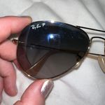 Ray-Ban Aviator Sunglasses Gold Polarized Photo 1