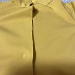 Carolina Belle Montreal Yellow Long Sleeve Button Front Blazer Jacket Preppy Size XS Photo 5