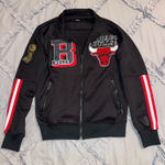 Nba Bulls Jacket  Black Chicago Zip-Up Photo 0