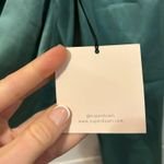 superdown More To Come Green Satin Tie Back Long Sleeve NWT Photo 5