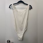 SKIMS NWOT  Cotton Rib Picot Tank Bodysuit Photo 3