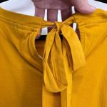 Anthropologie Top Womens S Marigold Yellow Cotton Crochet Sleeves Boho Country Photo 7