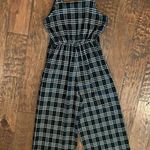 American Eagle Black and White Plaid Jumpsuit - no belt, size Sma Photo 3