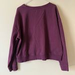 Pact Organic Cotton Sweatshirt Sweater in Rich Purple Lips SZ XL Women’s Photo 1