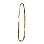5mm, 14k Yellow Gold, Solid Herringbone Chain Necklace, 24 In Photo 3