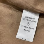 Robert Rodriguez  Size 2 Brown Linen Blend Eyelet‎ Lace Sleeveless A-Line Dress Photo 8