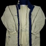 Columbia Vintage Women Light Softshell Cinch Waist Beige Jacket Large Photo 3