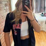 Cleveland Indians navy jersey women’s medium Blue Photo 0