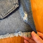 Good American  Bombshell Short Denim Blue Jean Shorts Shadow Pockets NWT Size 15 Photo 9